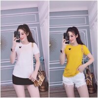 Áo Thun Nữ Chất Cotton 100%, In Hình Đầu Mickey Acton
