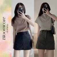 Áo Thun Nữ Chất Liệu Thun Gân Mỏng Nhẹ Thiết Kế Tay Hến Cánh Dơi