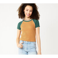 Áo thun nữ chất tổ ong dáng crop