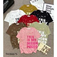 Áo thun nữ chất vải borip co giãn 4 chiều