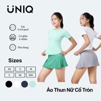 Áo Thun Nữ Cổ Tròn Pickleball Thể Thao Cool Peel UniqFit