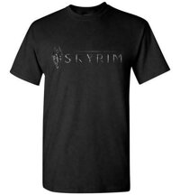 Áo Thun Nữ Cotton Skyrim Logo Áo Thun