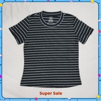 Áo Thun Nữ Đẹp Sọc Ngang Đơn Giản SXA01-024. mykhue_shop1 ་