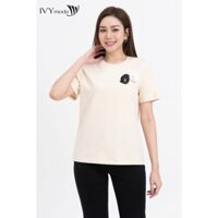 Áo thun nữ đính hoa IVY moda MS 57M7761