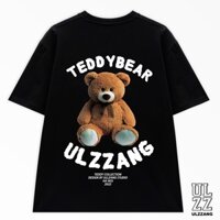 áo thun nữ form rộng dáng tay lỡ unisex teddy bear
