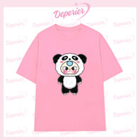 Áo Thun Nữ Form Rộng Unisex In Hình BABY THREE Màu Pastel Họa Tiết Dễ Thương Ngọt Ngào DEPERIER 012