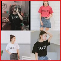 Áo Thun Nữ In Chữ VOGUE 3 Màu Đỏ Đen Trắng ATN960 - Market King