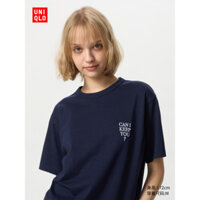 Áo thun nữ in hình phim phổ thông Uniqlo tay ngắn