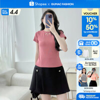 Áo thun nữ khoét 3 giọt nước thời trang GUMAC ATE08016