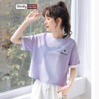 Áo thun nữ kiểu dáng Hàn Quốc vải cotton