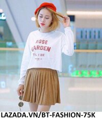Áo Thun Nữ Kiểu Thời Trang Hàn Quốc Mới - BT Fashion (AK1-ROSE)