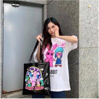 Áo Thun Nữ Màu Trắng In Hình Con Thỏ MYROSE169