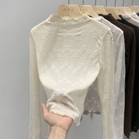 Áo thun nữ mỏng thêu hoa 70268