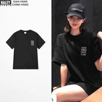 Áo Thun Nữ Nam Cotton Lạnh Unisex Local Brand HALEY TN39, Áo Phông Form Rộng Tay Lỡ Thoáng Mát, Phong Cách Hàn Quốc