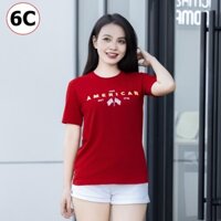 Áo Thun Nữ Nhập Khẩu Thái Lan chất liệu cotton cao cấp (P06-AMER)