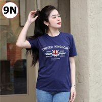 Áo Thun Nữ Nhập Khẩu Thái Lan chất liệu cotton cao cấp (P09-UNITED KINGDOM)