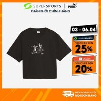 Áo Thun Nữ Puma Team Relaxed - Đen  - 62431401