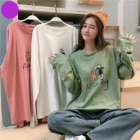 Áo Thun Nữ Tay Dài Form Rộng