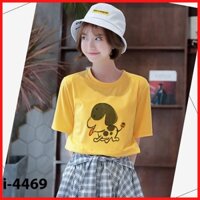 Áo Thun Nữ Tay Lỡ Unisex In Hình Chú Chó Đốm ATN4469 - Market King