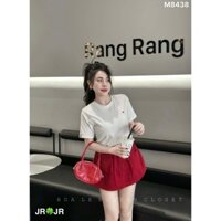 Áo Thun Nữ Trắng Trơn Basic Thun Ngắn Tay Form Thường Dáng Vừa QCCC Cao Cấp