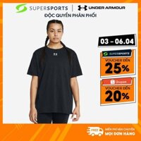Áo Thun Nữ Under Armour Campus Oversize - Đen  - 1387193-001