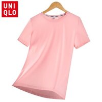 Áo thun nữ Uniqlo / lỗ lưới / thoáng khí / khô nhanh / tay ngắn co giãn / màu trơn / tay ngắn đơn giản / thời trang