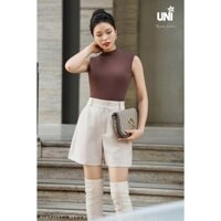 Áo Thun Nữ UNIVTH Sát Nách Cổ Lọ Dáng Ôm Basic 6UAT111 - UNI KOREAN FASHION