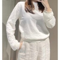 Áo thun nữ xuất nhật tay dài phối ren