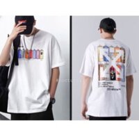 Áo thun offwhite bình xịt sơn 100% cotton premium FREESHIP 1shotshop