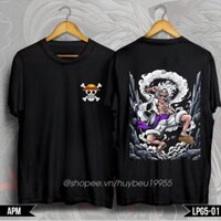 Áo thun One piece Luffy Gear 5, áo phông onepiece luffy JOY BOY gear5 chất liệu cotton thoáng mát - LPG51
