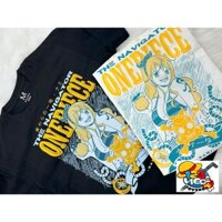 Áo Thun One Piece Nami The Navigator Unisex 2 Màu Trắng Đen Form Rộng Cotton 100% 260GSM Freeship Áo Chất Lượng