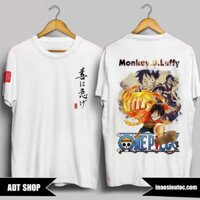 Áo Thun Onepiece Luffy Gear 3 - Áo thun Manga Hot Trend 2020 vải thun thoáng mát