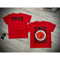 Áo thun ông địa em bé - Áo cộc tay True religion cho bé trai cotton 4 chiều vãi mịn mát trẻ em [5555]