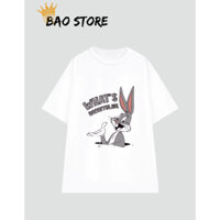 ÁO THUN OVERSIZE BAOSTORE CON THỎ NAM NỮ MÃ 4