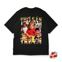 Áo thun Oversize Local Brand Thợ Săn Trẻ Em | Áo Vớ Vẩn | Cotton Nam Nữ 250gsm 100%