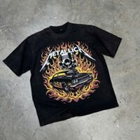 Áo thun oversize METALLICA