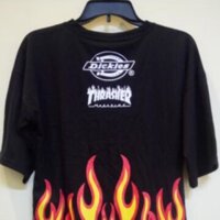 Áo thun Oversize Thrashers Lửa