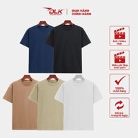 Áo Thun Oversize Trơn Cotton Compact 100% Cao Cấp 2 Chiều bo cổ 2.5cm vạt ngang tay thường DLK Tee - DLK5M.1