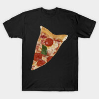 Áo thun Pepperoni pizza với húng quế Áo phông Pepperoni pizza with basil TShirt