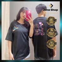 Áo thun phản quang in hình họa tiết Doremon , áo thun phản quang tay lỡ - PQ17