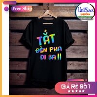 Áo Thun Phản Quang Tắt Đèn Pha Đi Ba PQ21 - Áo Unisex Tay Lỡ Nam Nữ Mặc Được - Phản Quang Sáng Đẹp Bền - Big Size