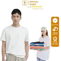 Áo thun Phông 265G Nam, Nữ Trắng Đen TRAZ Cổ Tròn Dáng Phom Rộng Suông Cộc Ngắn Tay Lỡ Trơn(Aó Dày 100 cotton)
