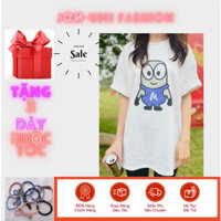 Áo thun phông nam nữ tay lỡ Form Rộng Hình Minion Unisex 2023