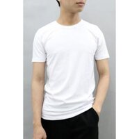 Áo Thun  Phông, Tay Ngắn, Cổ Tròn, Unisex, Trơn, Body, Thể Thao, Big Size, Form Rộng, Đen, Kingchuyensi, V01 - Nam - Trắng - 3XL