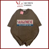 Áo Thun PHÔNG UNISEX in Decal du lịch travel VIỆT NAM VIETNAM SÀI GÒN SAIGONESE tour UT