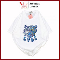 Áo Thun PHÔNG UNISEX in decal LOGO CHỮ EVOS HỔ BÁO TIGER  - Hình chụp thật (Đủ size M-L-XL-XXL BIGSIZE)