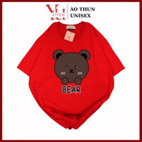 Áo Thun PHÔNG UNISEX in GẤU TEDDY BEAR HOT TREND (Đủ size M-L-XL-XXL BIGSIZE)