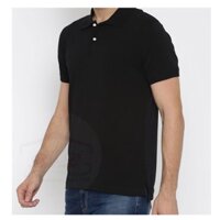 ÁO THUN PO LO MÀU ĐEN NAM / NỮ CỘC TAY CỔ BẺ 8YYU5