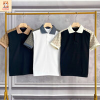 Áo Thun Polo Cổ Bẻ Phối Hoạ Tiết 3 Màu Thời Trang AnDi Shop