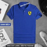 Áo thun Polo Ferrari Cao Cấp - Polo có cổ Logo - áo Ferrari nhiều màu sang trọng, lịch lãm, đẳng cấp, thời trang Polo St